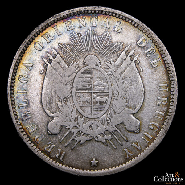 Uruguay 50 Centésimos 1893/73 SO