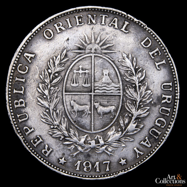 Uruguay 1 Peso 1917 - Imagen 2