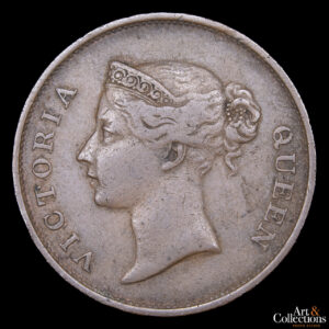 Straits Settlements 1 Cent 1845 – Compañía Británica de las Indias Orientales