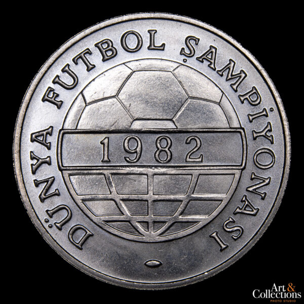 Turquía 100 Liras 1982 - Mundial de España '82 - Imagen 2