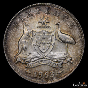 Australia 6 Pence 1963