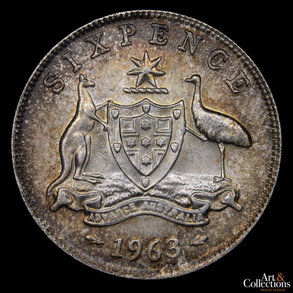 Australia 6 Pence 1963