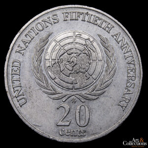 Australia 20 Cents 1995 – 50º Aniversario de Naciones Unidas