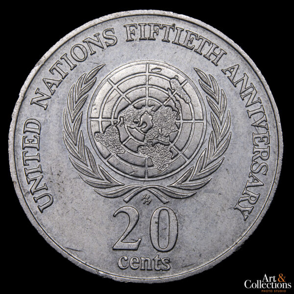 Australia 20 Cents 1995 - 50º Aniversario de Naciones Unidas - Imagen 2