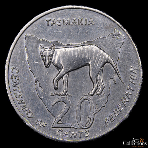 Australia 20 Cents 2001 - Centenario de la Federación - Queensland