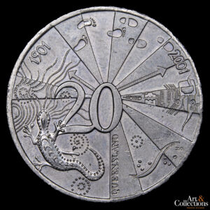 Australia 20 Cents 2001 – Centenario de la Federación – Tasmania
