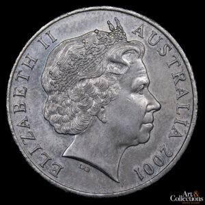 Australia 20 Cents 2001 – Centenario de la Federación – Tasmania
