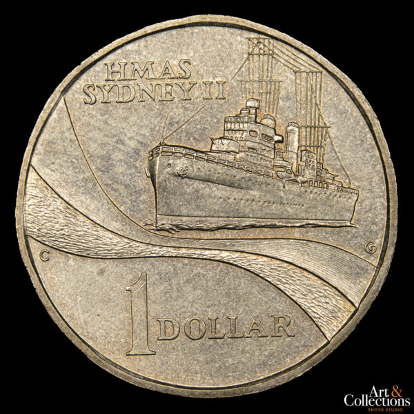 Australia 1 Dólar 2000 - HMAS Sydney U - Ceca Canberra