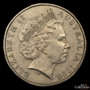Australia 1 Dólar 2000 – HMAS Sydney U – Ceca Canberra