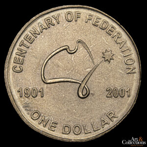 Australia 1 Dólar 2001 – Centenario de la Federación Isla Norfolk