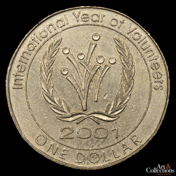 Australia 1 Dólar 2001 - Año Internacional de los Voluntarios