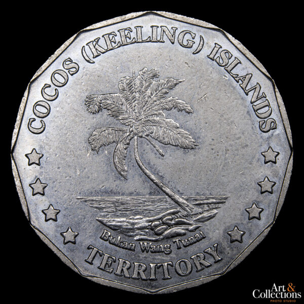 Keeling Cocos 50 Cents 2004 - "Pez Mariposa"
