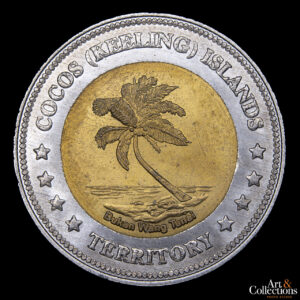 Keeling Cocos 5 Dólares 2004 – «Tiburón Blanco»