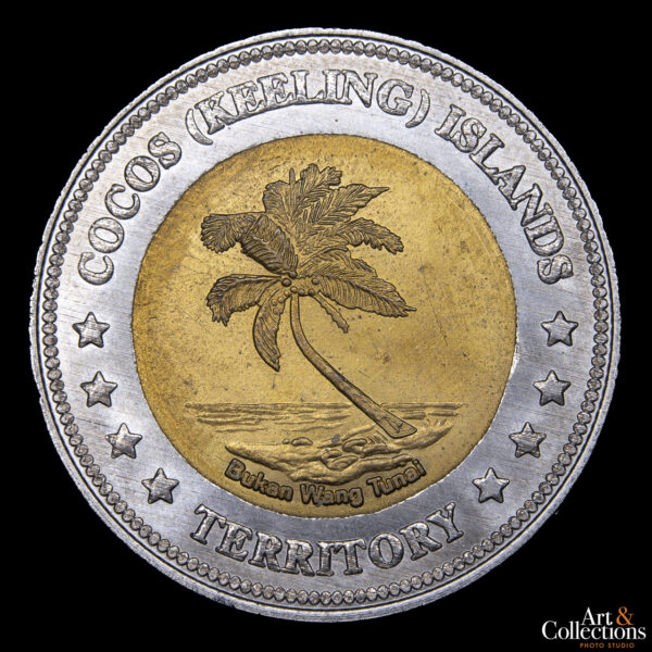 Keeling Cocos 5 Dólares 2004 - "Tiburón Blanco"