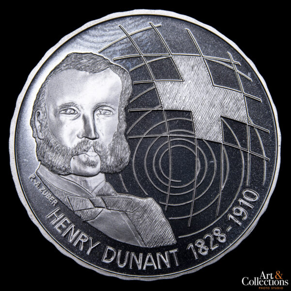 Suiza 20 Francos 2010 - Centenario de la Muerte de Henry Dunant