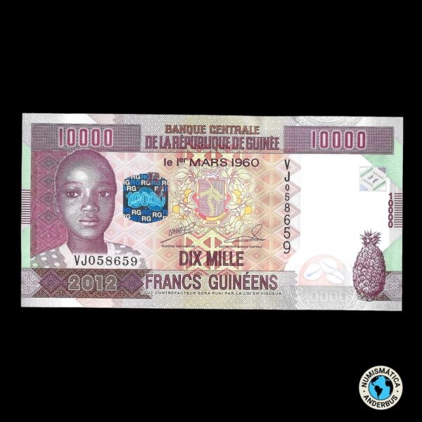 Guinea 10.000 Francos 2012