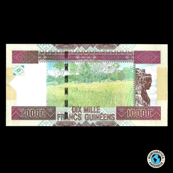 Guinea 10.000 Francos 2012 - Imagen 2