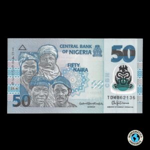 Nigeria 50 Naira 2016