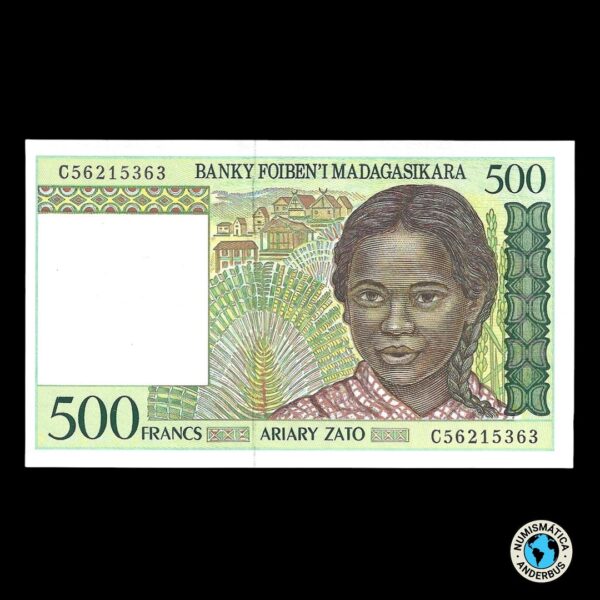 Madagascar 500 Francos 1996 - 2004 (ND)