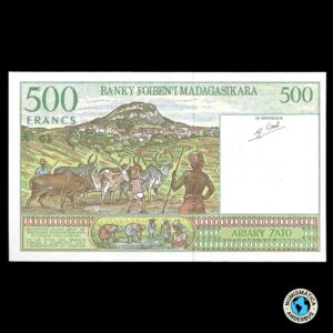Madagascar 500 Francos 1996 – 2004 (ND)