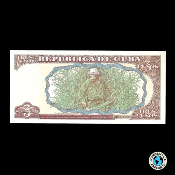 Cuba 3 Pesos Convertible 2006 - Imagen 2