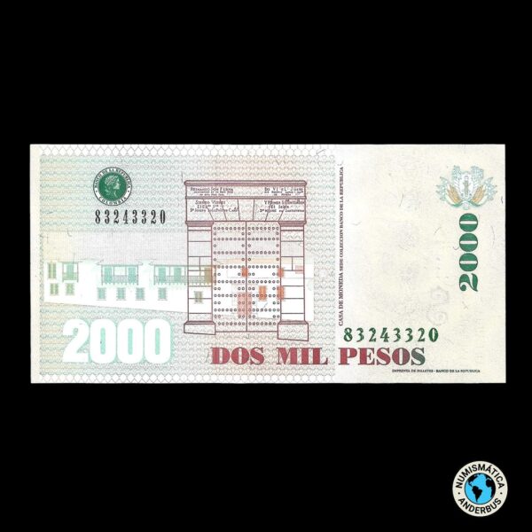 Colombia 2000 Pesos 2012 - Imagen 2