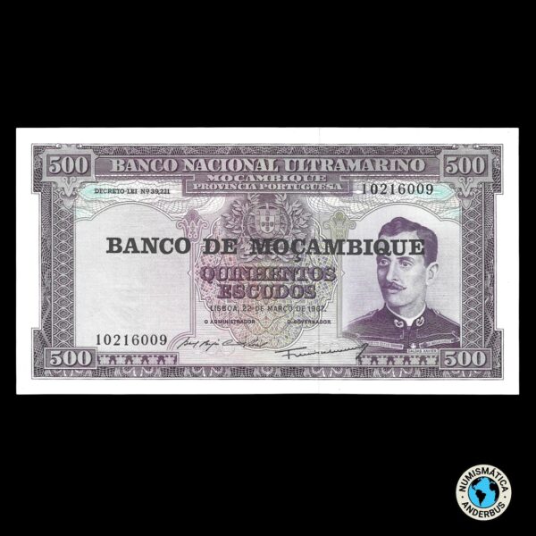 Mozambique 500 Escudos 1967