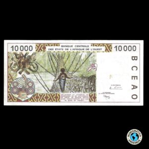 Estados del África Occidental – A Costa de Marfil-10.000 Francos 1999