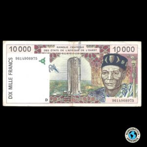 Estados Del Africa Occidental- D Mali10.000 Francos 1996