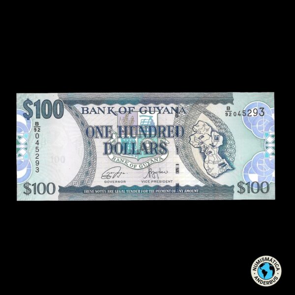 Guyana 100 Dólares 2022 (ND)