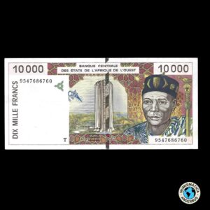 Estados Del Africa Occidental- T Togo 10.000 Francos 1995