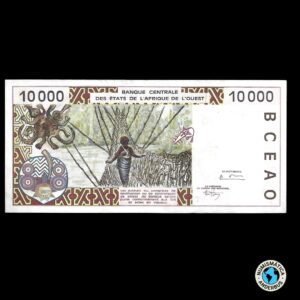 Estados Del Africa Occidental- T Togo 10.000 Francos 1995
