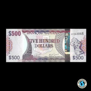 Guyana 500 Dólares 2019 (ND)