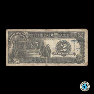 México (Gob. Provisional) 2 Pesos 1916
