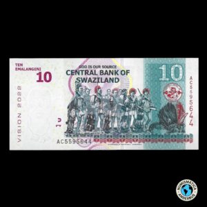 Swaziland 10 Emalangeni 2015