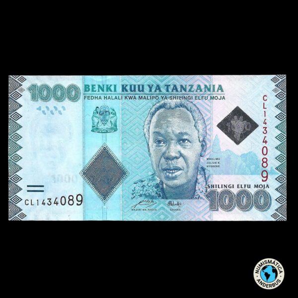 Tanzania 1000 Shilling 2010/2025 (ND)