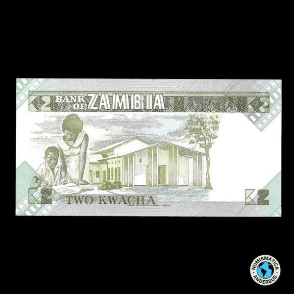 Zambia 2 Kwacha 1980 - 1988 (ND) - Imagen 2