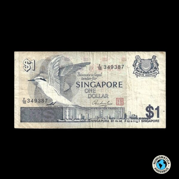 Singapur 1 Dólar 1976 (ND)