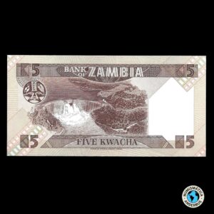 Zambia 5 Kwacha 1980 – 1988 (ND)