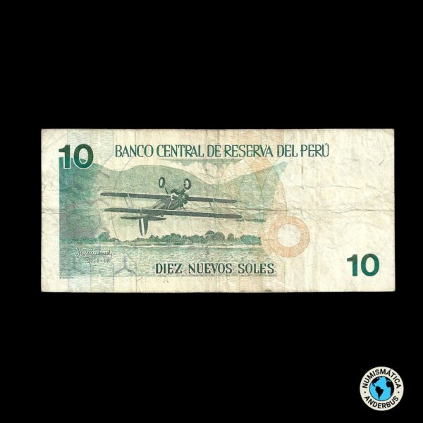 Perú 10 Soles 1997 - Imagen 2