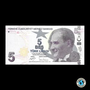 Turquía 5 Liras 2009