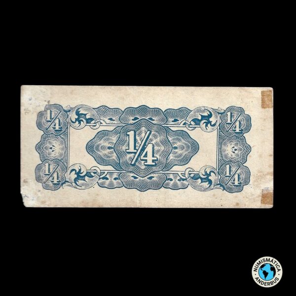 Burma 1/4 Rupia 1942 (ND) - Imagen 2