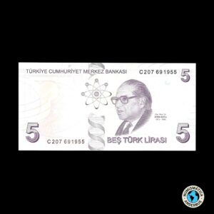 Turquía 5 Liras 2009