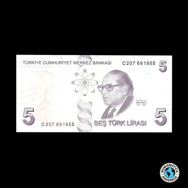 Turquía 5 Liras 2009 - Imagen 2