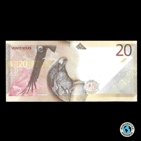 Perú 20 Soles 2019 - Imagen 2