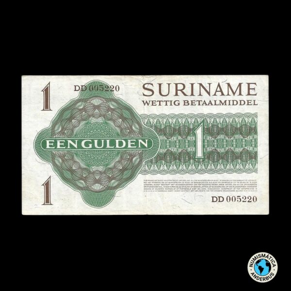 Surinam 1 Gulden 1967 - Imagen 2