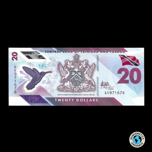 Trinidad y Tobago 20 Dólares 2020
