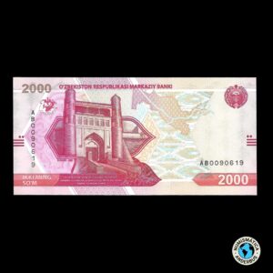 Uzbekistan 2000 So’m 2021