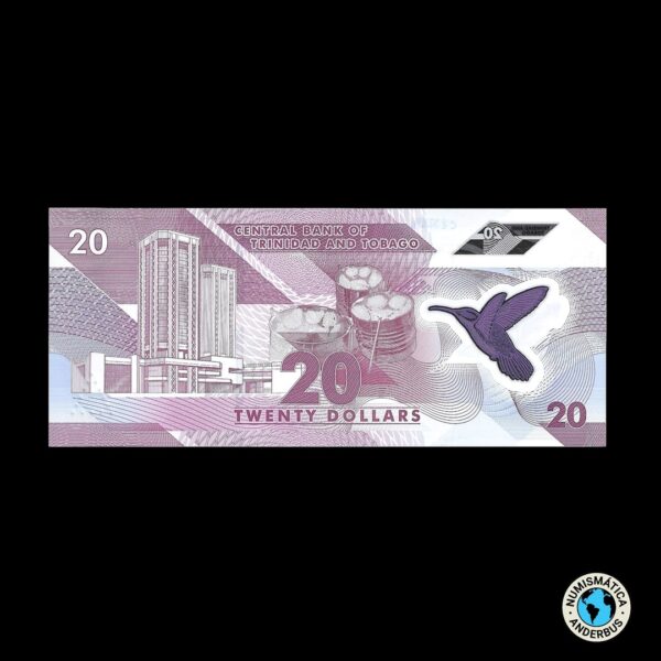 Trinidad y Tobago 20 Dólares 2020 - Imagen 2