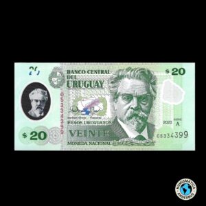 Uruguay 20 Pesos 2020